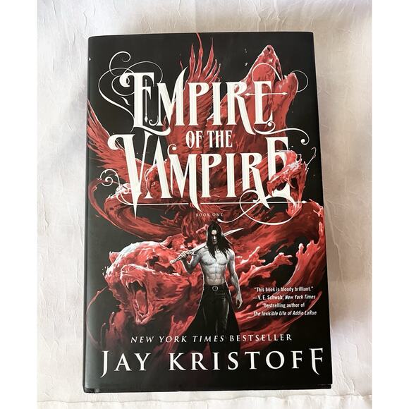 Jay Kristoff SIGNED Empire of the Vampire 2021 Hardcover 1st Edition 1st Print - Picture 3 of 9